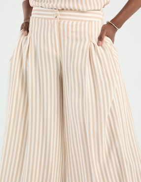 Pantalón coulotte Map amplio para mujer