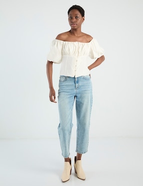 Blusa Petite Studio manga corta para mujer