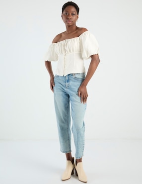 Blusa Petite Studio manga corta para mujer