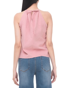 Blusa Lvyou sin mangas para mujer