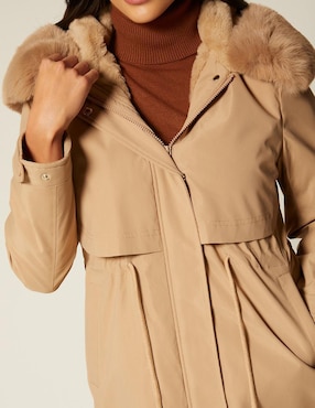 Gabardina resistente al agua con bolsillos Studio f para mujer