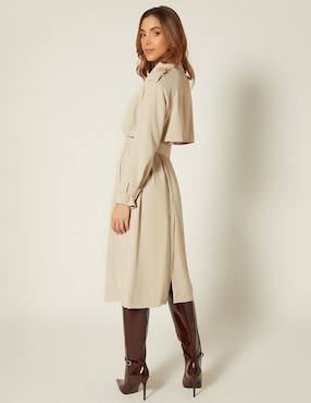 Gabardina con bolsillos Studio F para mujer