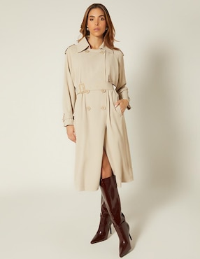 Gabardina con bolsillos Studio F para mujer