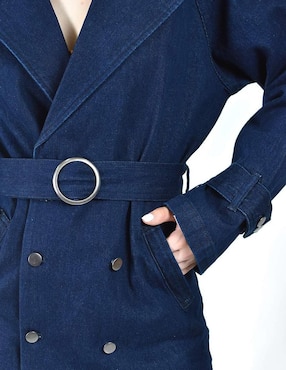Gabardina con bolsillos Roman Fashion para mujer