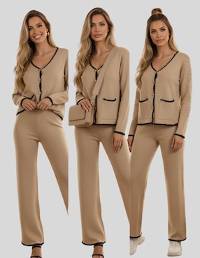 Conjunto casual Malabis para mujer 2 piezas