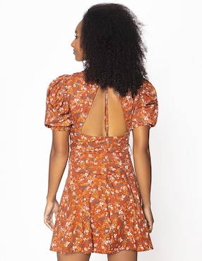 Vestido corto casual Studio F Pradera de Toscana para mujer