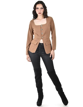 Blusa Roman Fashion manga larga para mujer