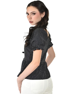 Blusa Roman Fashion manga corta para mujer