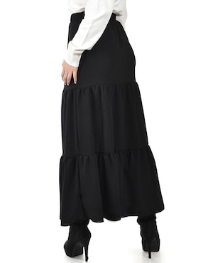 Falda largo Roman Fashion a la cintura alta