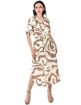 Vestido midi casual Roman Fashion para mujer
