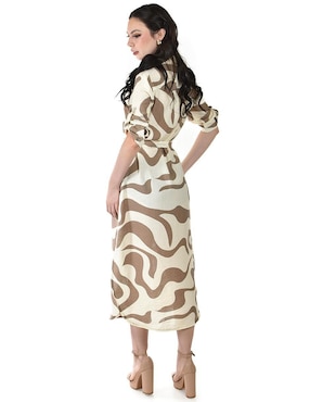 Vestido midi casual Roman Fashion para mujer