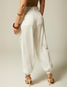 Pantalón jogger Studio F straight para mujer