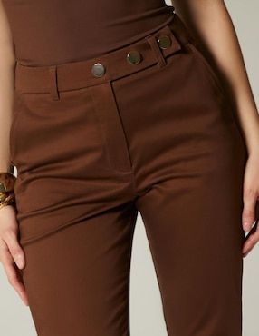 Pantalón chino Studio F slim para mujer