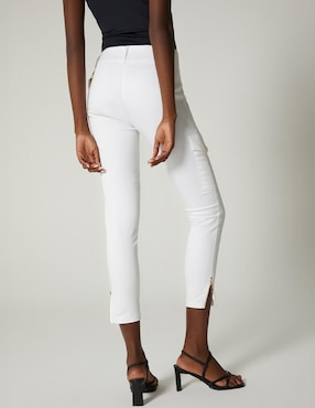 Legging Studio F a la cintura con botones para mujer