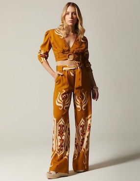 Pantalón relaxed Studio F amplio para mujer