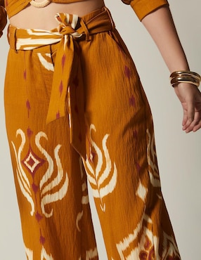 Pantalón relaxed Studio F amplio para mujer