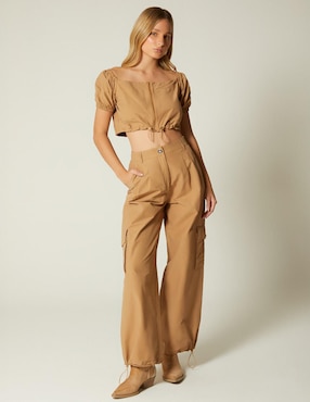 Pantalón jogger Studio F straight para mujer