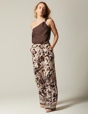 Pantalón relaxed Studio F amplio para mujer