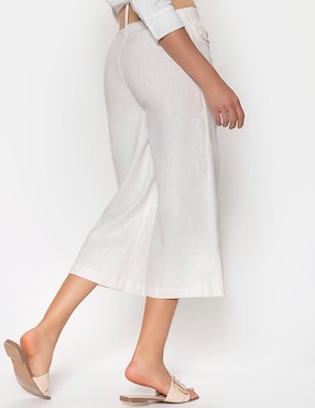 Pantalón capri Studio F amplio para mujer
