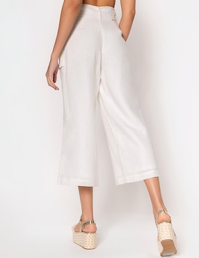 Pantalón capri Studio F amplio para mujer