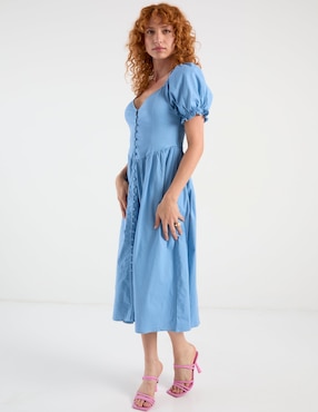 Vestido midi casual Petal + Pup para mujer