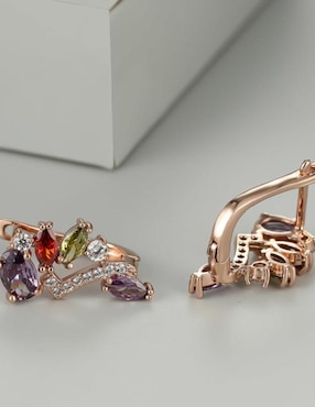 Aretes de media luna Tuluxe
