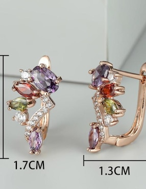 Aretes de media luna Tuluxe