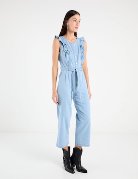 Jumpsuit Petite Studio de algodón para mujer