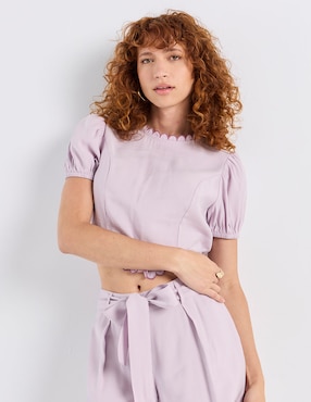 Blusa Petite Studio manga corta para mujer