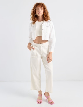 Pantalón Petite Studio amplio para mujer