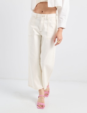Pantalón Petite Studio amplio para mujer