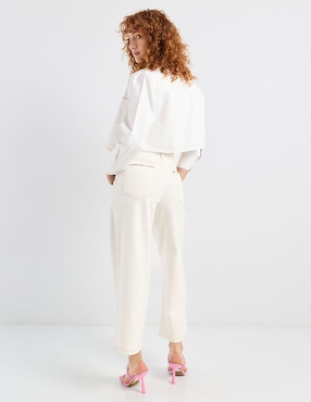 Pantalón Petite Studio amplio para mujer