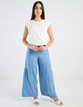 Pantalón relaxed Petite Studio amplio para mujer
