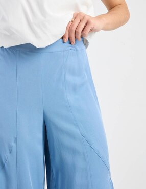 Pantalón relaxed Petite Studio amplio para mujer