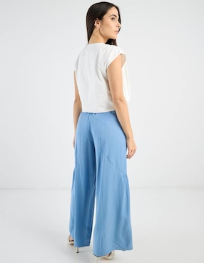 Pantalón relaxed Petite Studio amplio para mujer