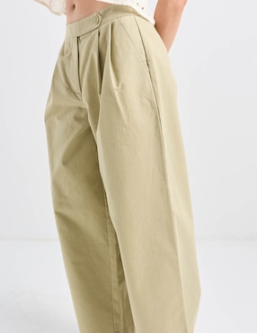 Pantalón coulotte Petite Studio straight para mujer