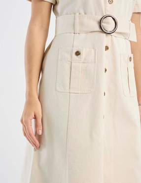 Vestido midi casual Petite Studio para mujer