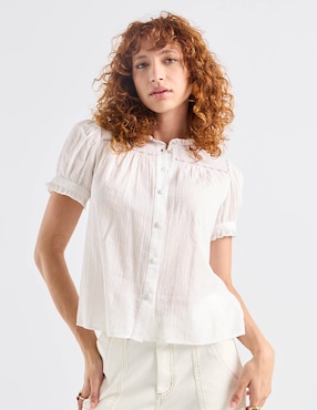 Blusa Petite Studio manga corta para mujer