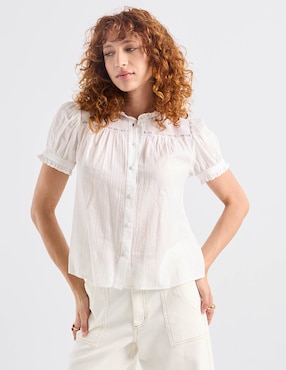 Blusa Petite Studio manga corta para mujer