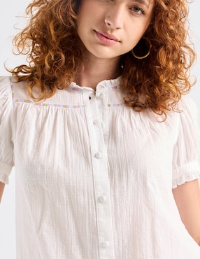 Blusa Petite Studio manga corta para mujer