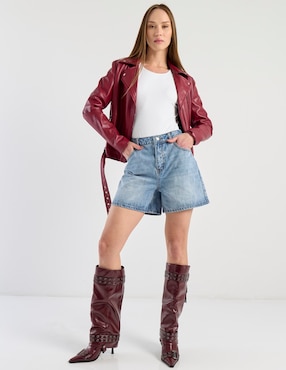 Short de mezclilla para mujer