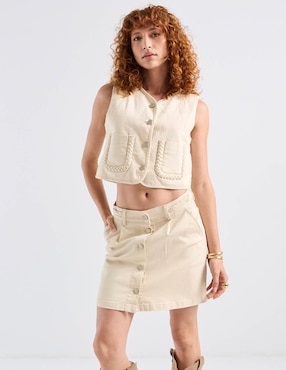 Falda corta Petite Studio a la cadera