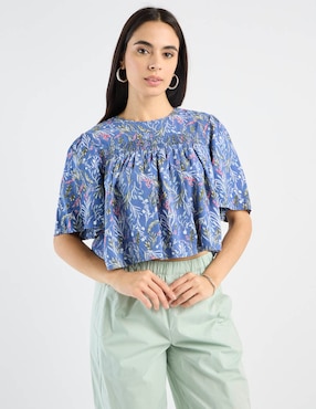 Blusa Petite Studio manga al codo para mujer