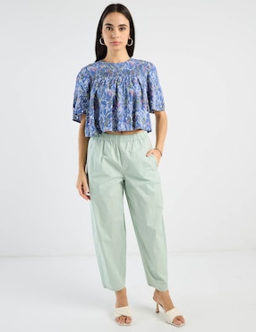 Blusa Petite Studio manga al codo para mujer