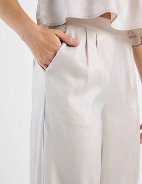 Pantalón Petite Studio wide leg para mujer
