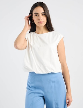 Blusa Petite Studio manga corta para mujer