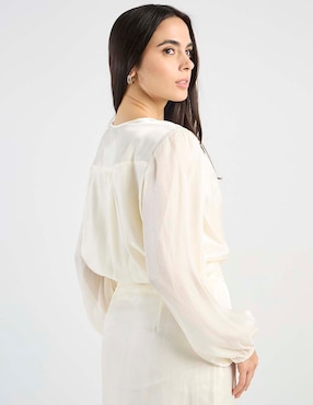 Blusa Petite Studio manga larga para mujer