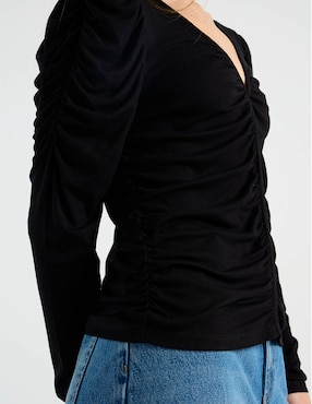 Blusa Map manga larga para mujer