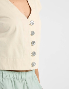 Blusa Petite Studio manga corta para mujer