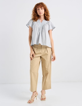 Blusa Petite Studio manga corta para mujer